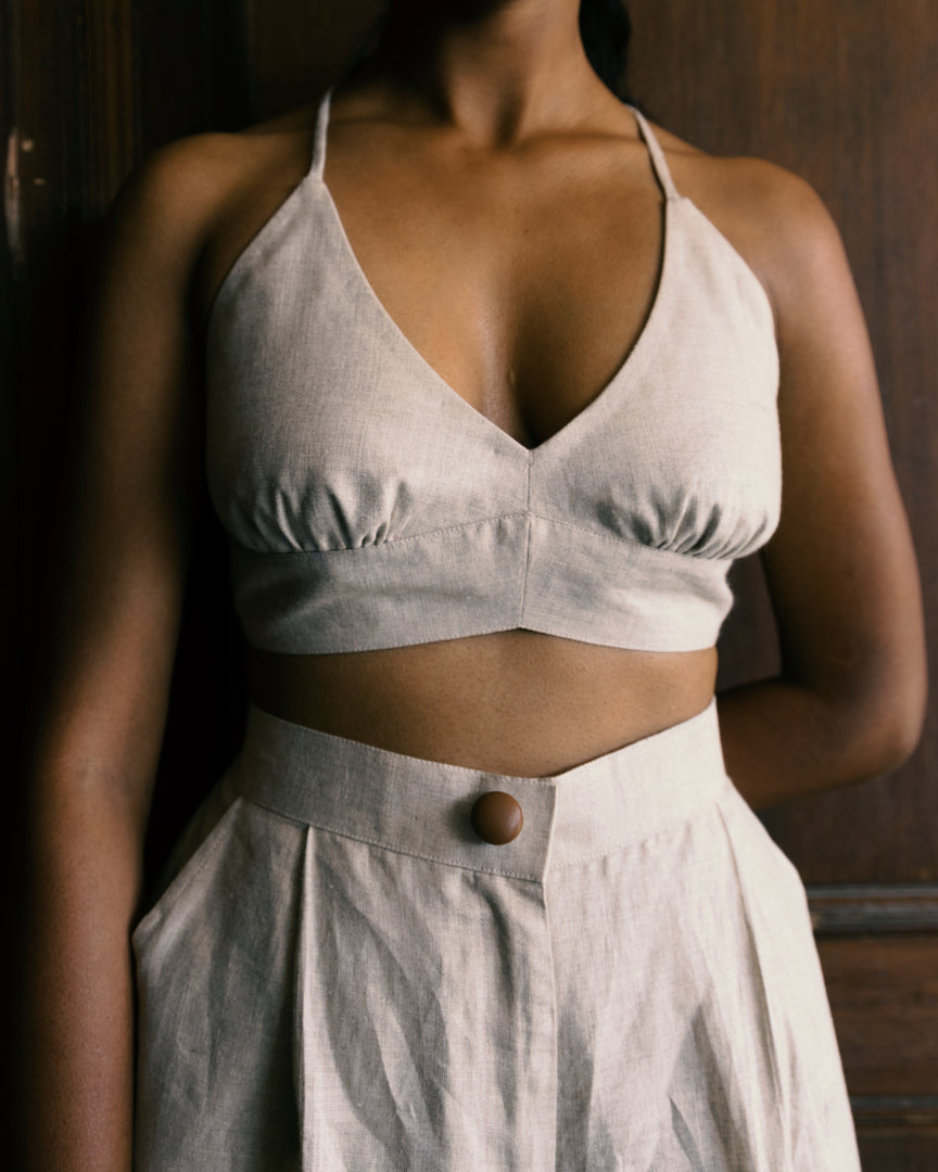 Camel Strappy bralette