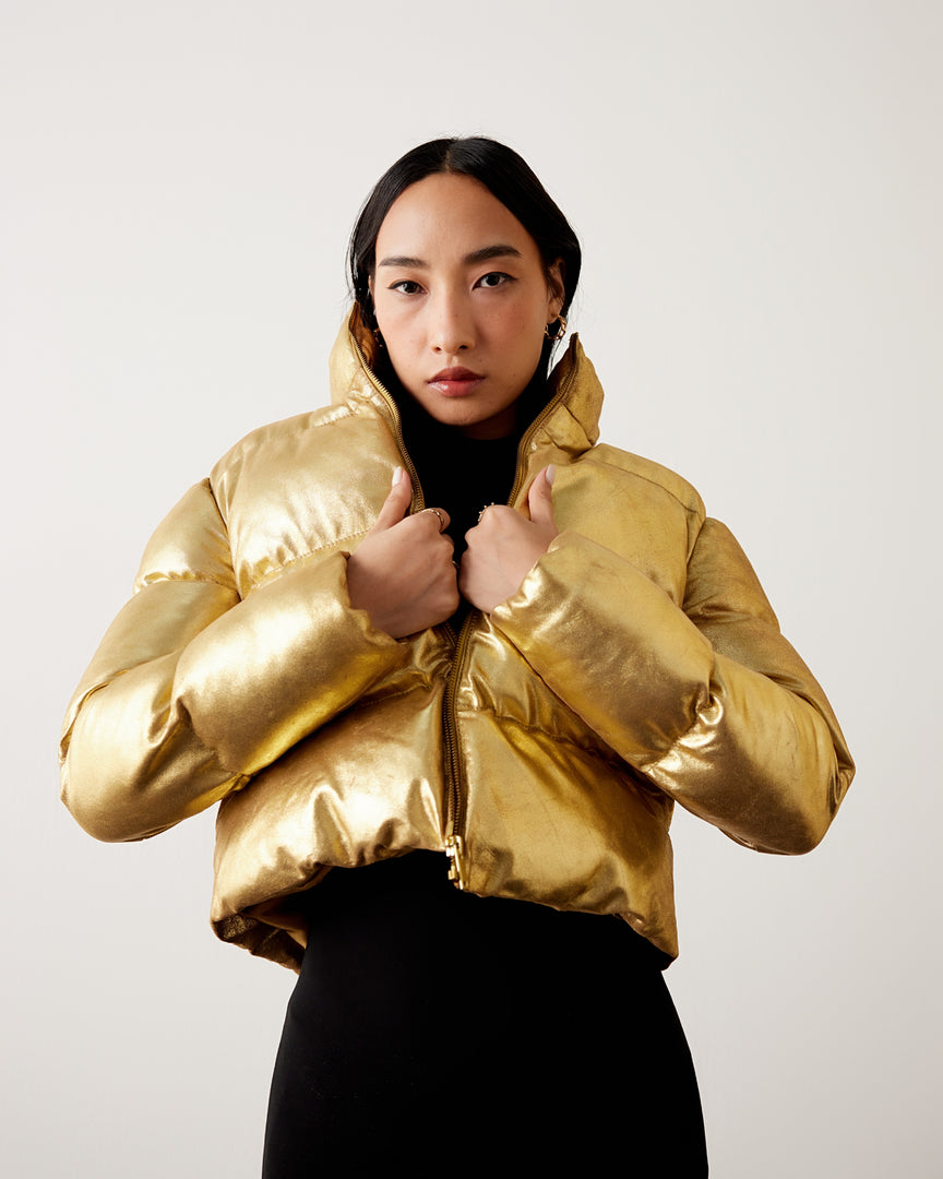 Gold Fernandez Puffer Jacket