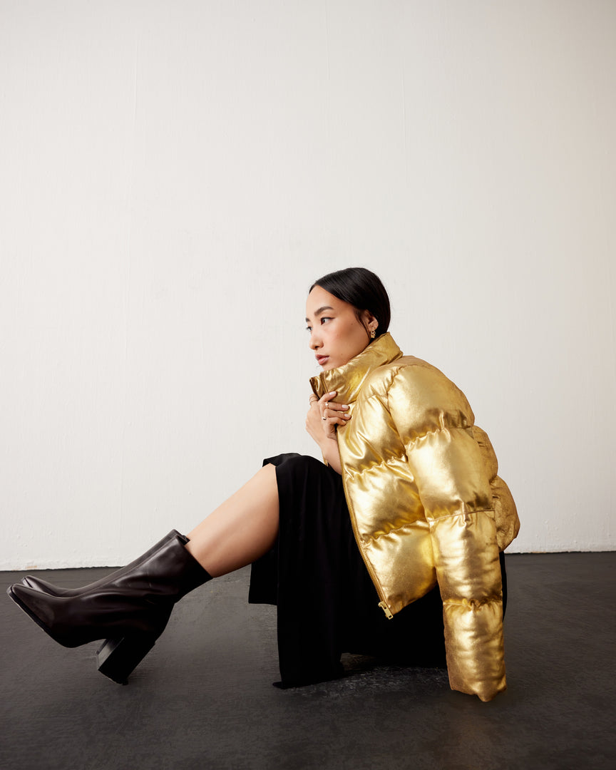 Gold Fernandez Puffer Jacket