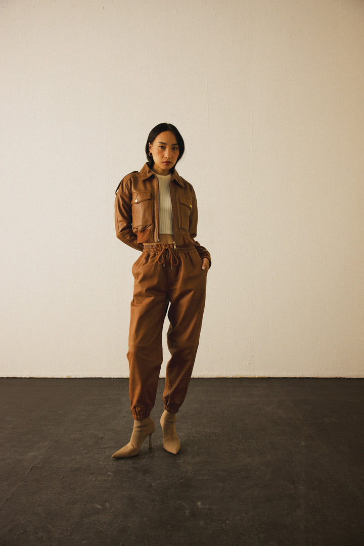 Cognac Bomber set