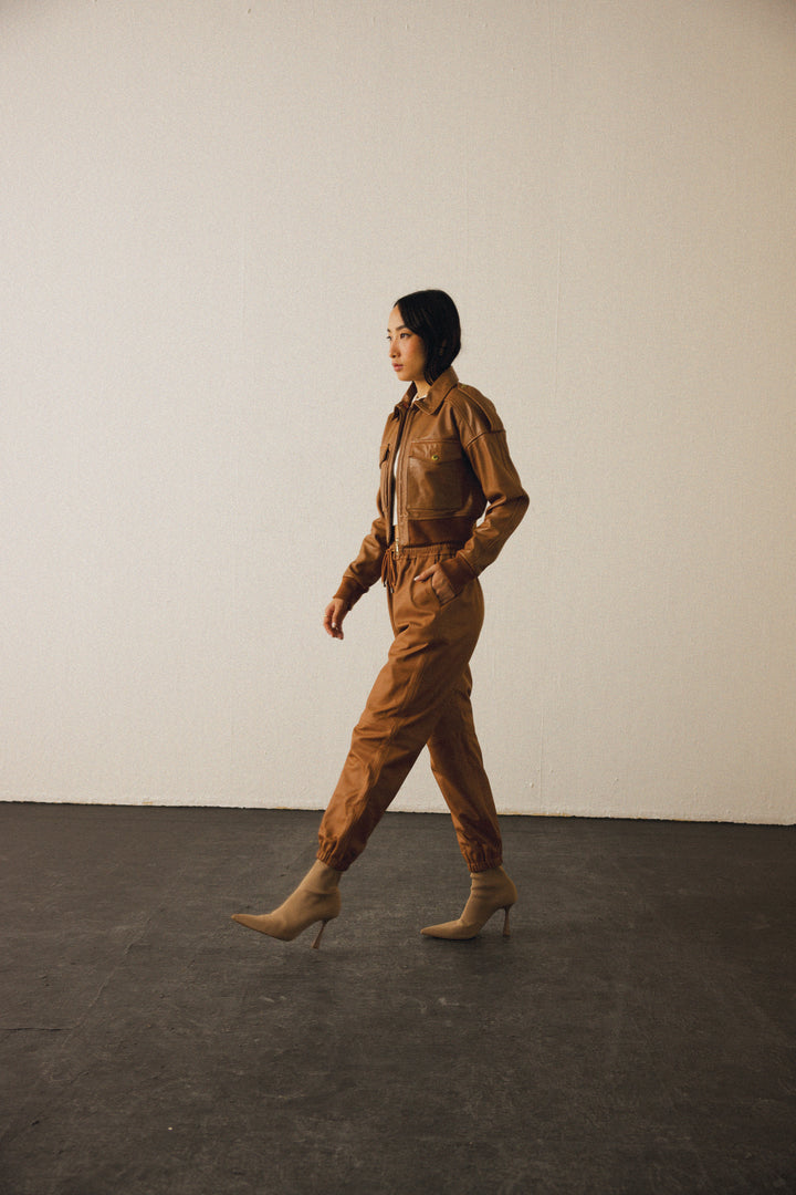 Cognac Bomber set